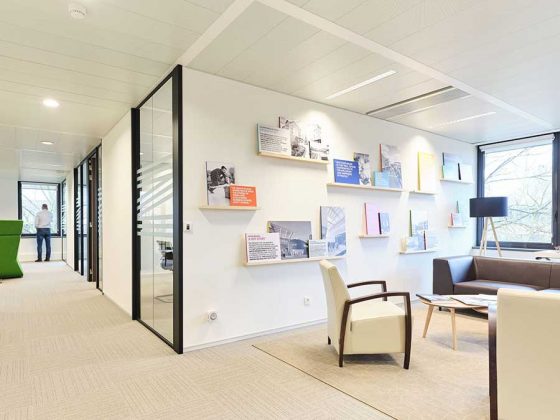 office fixed partitions Eurocloison Europlafond