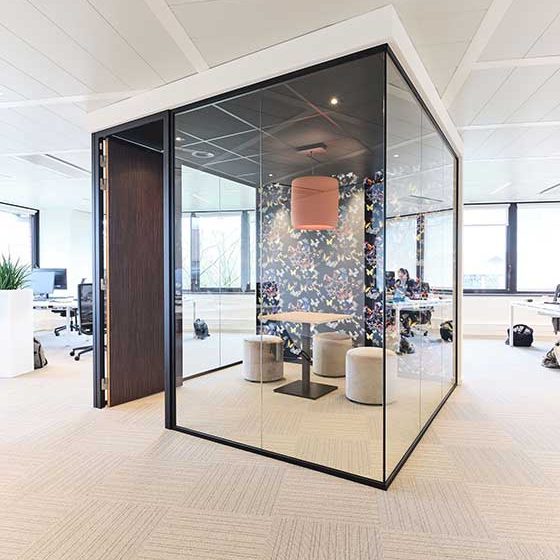 glass partitions